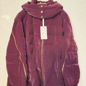 Alicia Keys x Athleta Velvet Luxe Puffer Jacket/Coat